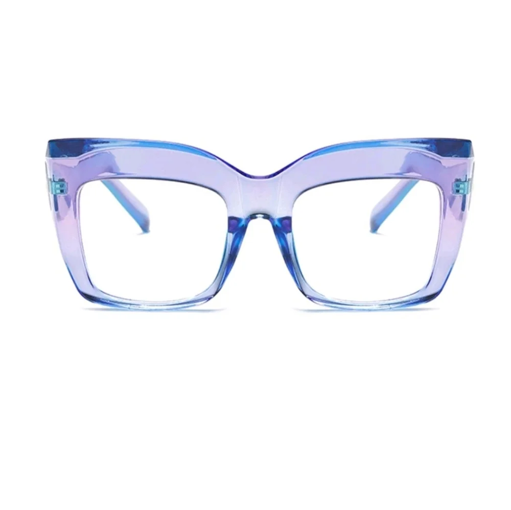 NEW Purple Ombre Oversize Fashion Glasses